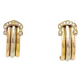 Cartier gold yellow gold earrings