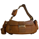 Dior columbus camel leather handbag