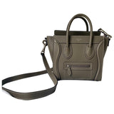 Celine luggage grey leather handbag