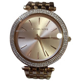 Michael Kors pink steel watch