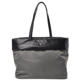 Prada grey leather handbag