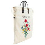 Gucci laundry bag ecru cloth handbag