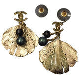Chanel multicolour metal earrings