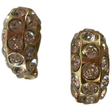 Dior gold gold plated earrings