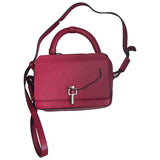 Carven burgundy leather handbag