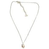 Dior dior oblique silver metal necklaces