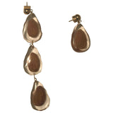 Jacquemus brown plastic earrings