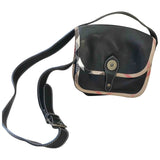 Burberry black leather handbag
