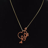 Dior gold metal necklaces