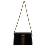 Gucci ophidia black suede handbag