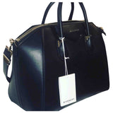 Givenchy antigona black leather handbag