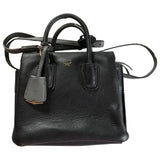 Mcm milla black leather handbag