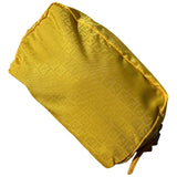 Fendi yellow polyester travel bag