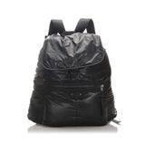 Balenciaga black cloth backpacks