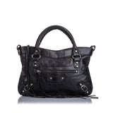 Balenciaga city black leather handbag