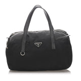Prada black cloth handbag