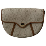 Dior camel cloth handbag