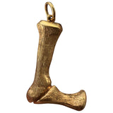 Celine alphabet gold metal pendants