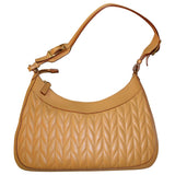 Gucci camel leather handbag