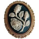 Non Signé / Unsigned  maille américaine gold metal pins & brooches