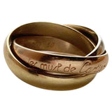 Cartier trinity multicolour pink gold rings