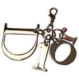 Dior silver metal bag charms