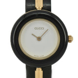 Gucci white gold plated watch