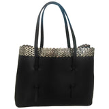 Alaïa black leather handbag