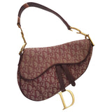 Dior saddle red cloth handbag