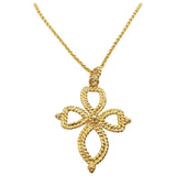 Yves Saint Laurent gold metal necklaces