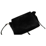 Sandro black suede handbag