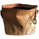 Balenciaga camel leather handbag