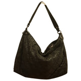 Chanel black leather handbag