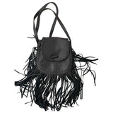 Polo Ralph Lauren black leather handbag