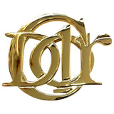 Dior gold metal pins & brooches