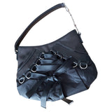 Dior admit it black cloth handbag