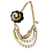 Chanel cc gold metal bracelets