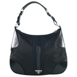 Prada black synthetic handbag