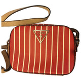 Guess red leather handbag