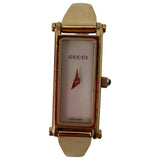 Gucci gold steel watch