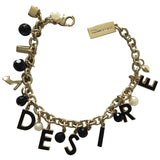 Dolce & Gabbana gold metal bracelets