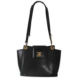 Celine black leather handbag