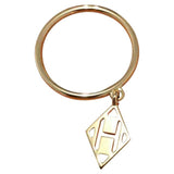 Hermès pink pink gold rings