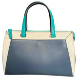 Lancel lison turquoise leather handbag