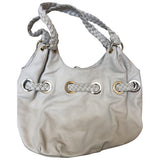 Michael Kors white leather handbag