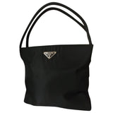 Prada black cloth handbag