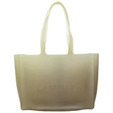Chanel beige plastic handbag