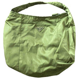 Prada green synthetic handbag