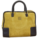 Loewe amazona beige suede handbag