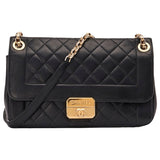 Chanel black leather handbag